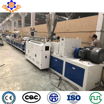 250 Kg/H PVC Upvc Window Profile Extrusion Machine Double Screw Plastic Extruder