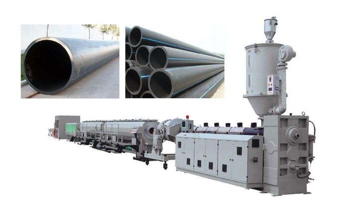 Entwässerung PET Rohr-Verdrängungs-Linien-/HDPE-Rohr-Verdrängungs-Maschinen-niedriger Energieverbrauch 1